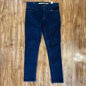 BANANA REPUBLIC Women’s Dark Blue Traveler Denim Skinny Size 30 x 30